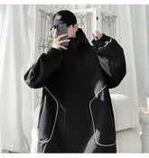 Threebooy Original Clothing Korean Popular Clothes for Men Harajuku Men's Coats Models 2024 Outerwear Spring Jackets Style